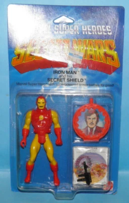 Figura de acción Mattel Marvel Super Heroes Secret Wars Iron Man 1984 Foto 1 de 4