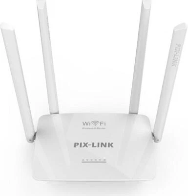 300Mbps WiFi Router: Connect 50 Devices, MU-MIMO, 4 Antennas -  Fast & Reliable - Image 1 of 4
