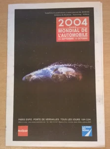 NORD ECLAIR/VOIX DU NORD(Supplément) du 30/09/2004 -Mondial de l'Automobile 2004 - Imagen 1 de 9