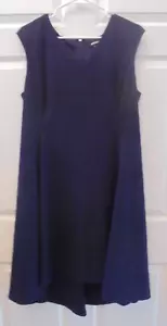 DKNY Women Dress Size 14 Blue Sleeveless Shift Dress - Picture 1 of 5