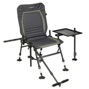 CAPERLAN Feeder Fishing Seat Chair Adjustable Lightweight Telescopic Portable Decathlon