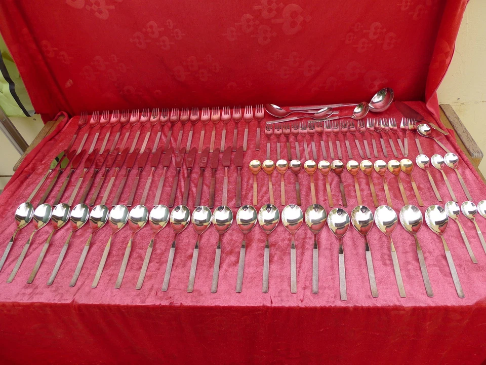 edles ,altes Besteck   , 77 Teile    ,  Prinz 100 -12 - Bild 1 von 1