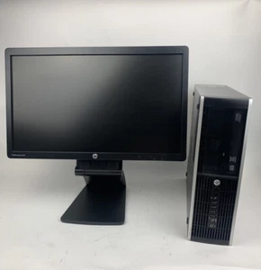 Full Set Computer Desktop HP 8200 SFF i5 2nd Gen 8GB 500GB HDD Win 10 20” TFT - Picture 1 of 7