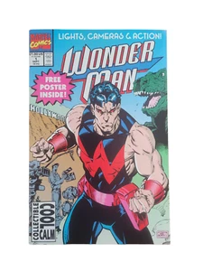 WONDER MAN 1 - 1ST SOLO TITLE - APPEARING IN MARVEL MCU!! W/ POSTER NM+ RAW BOOK - Picture 1 of 20