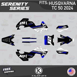 Kit de gráficos para Husqvarna Mini TC50 (2024) TC 50 Serenity - AZUL - Imagen 1 de 6