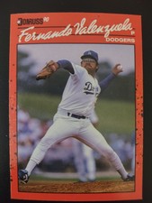 Fernando Valenzuela - Los Angeles Dodgers - 1990 Donruss Baseball Card #625