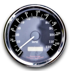 1985 - 2000 Harley-Davidson FXR speedometer conversion sticker, KM/H - Picture 1 of 8