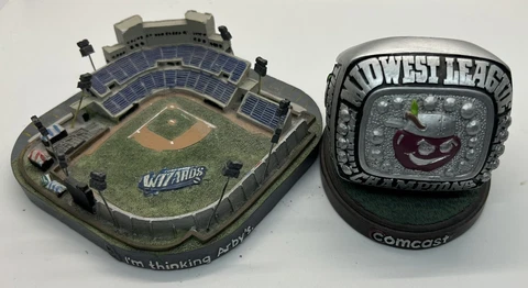 Fort Wayne Wizards & Tincaps SGA Stadium Championship Ring Lot RARE Cover