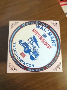 Walmart 2000 Safety Breakfast Transporte Waterstone Posavasos Lote de 3 Cajas - Imagen 1 de 4
