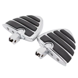 1 Pair Chrome Front & Rear Foot Pegs Rests For 2000-2007 Honda Shadow 1100 Sabre - Picture 1 of 8