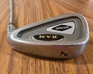 Ram Advisory Pro Gold Series 7 Iron Right Handed 37" Steel Stiff Original Grip - Picture 1 of 8
