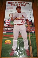 "GOT MILK" DAVID ECKSTEIN VINTAGE POSTER ADVERTISING PROMO  3' x 6'