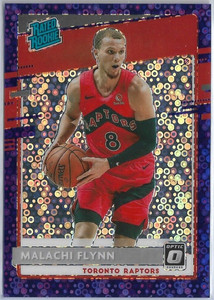 2020-21 Panini Donruss Optic Bk Malachi Flynn Rated Rookie #179 Purple Disco /95