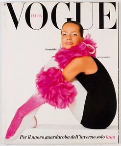 Veruschka BLUMARINE Vanessa Duve NEIL KIRK Vogue Italia Wool magazine supplement - Picture 1 of 14