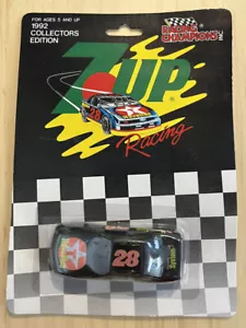 Davey Allison #28 Texaco Havoline 7up Cola 1992 Ford Thunderbird Promo 1:64 - Picture 1 of 3