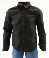 1/6th Figure Black Men's Clothing Long sleeve T-Shirt For 12" HT Male Body Doll