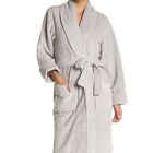 Large Daniel Buchler Textured Plush Faux Fur Robe -  Grey | New With Tags.