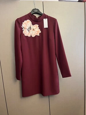Carven dress new dress-wine red burgundy size 36 (38)-LP approx. €600 - Image 1 of 4