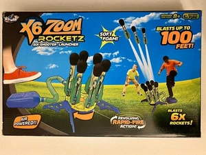 X6 Zoom Rocketz Zing Toys NIB SEALED Rotating Air Rocket Launcher - Picture 1 of 11