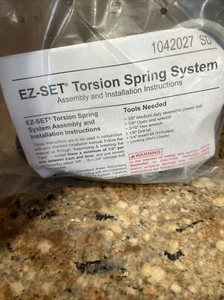 New/Unused EZ-SET Garage Door Torsion Spring System Kit 1042027 SD - Picture 1 of 2