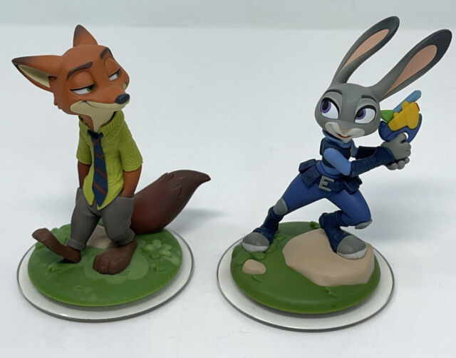 NICK WILDE JUDY HOPPS 3.0 Disney Infinity Characters Zootopia Bunny Fox