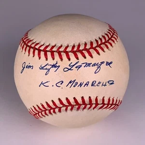 Jim Lefty LaMarque Negro Leagues Autogramm signed Baseball PSA 24127 - Bild 1 von 2