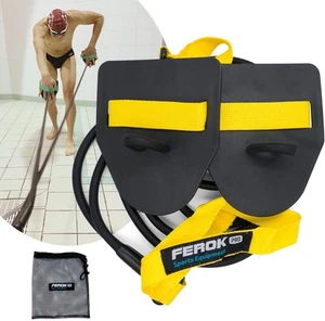 Swimming Resistance Band Set with Paddles – the Ultimate Swim Training Equipment - Picture 1 of 9