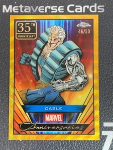 2025 Topps Chrome Marvel Cable Marvel Anniversaries Gold Wave 46/50 #MA-23 - Bild 1 von 2