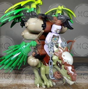 **NEW** 100% LEGO Dinosaur Rider Minifigure w/ Stygimoloch Prehistoric Dino - Picture 1 of 6