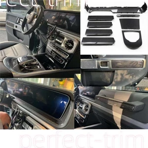 Fit For Benz G-class G500 G63 AMG 19-23 Dry Carbon Fiber Car Interior kit Cover - Picture 1 of 13