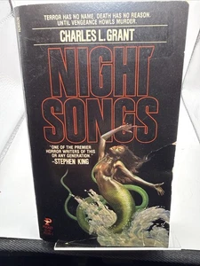 Night Songs Charles L Grant Pocket Books 1984 1st Edition Vintage Horror - Picture 1 of 8