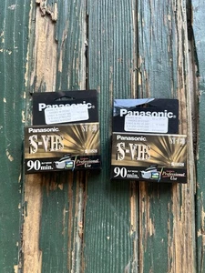 panasonic s-vhs st-c30 90 min 2 Stück Vintage 1054 - Bild 1 von 5