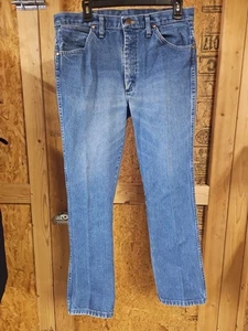 Vintage Wrangler Jeans 34x30 Cowboy Cut 936DEN USA Workwear Western Classic - Picture 1 of 11