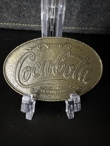 Vintage Coca-Cola Belt Buckle “5 Cents at Fountains” - Picture 1 of 3