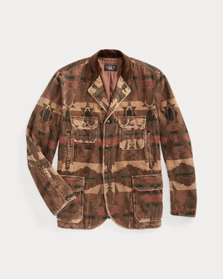 $890 RRL Ralph Lauren Medium M Corduroy Field Jacket Blazer Southwestern Hunting - Image 1 of 4