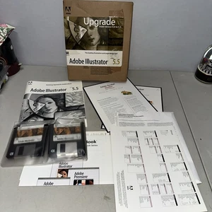 ✅ Adobe Illustrator~5.5~Macintosh~1994~3.5" Floppy Disks With Manuals Disks 1-7 - Picture 1 of 7