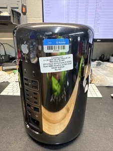 Mac Pro 2013 Xeon E5 6 Core 3.5GHz Dual AMD FirePro D700 6GB 24GB Ram No HD/SSD - Afbeelding 1 van 3