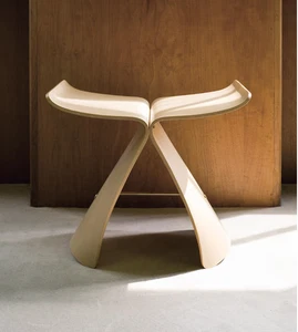 Sori Yanagi Butterfly Stool Maple S-0521MP-NT Tendo Chair JAPAN Authentic New - Picture 1 of 6