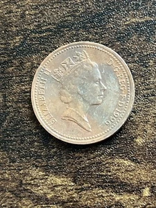1996 United Kingdom UK Great Britain One 1 Penny Actual Coin TB2621* - Picture 1 of 2