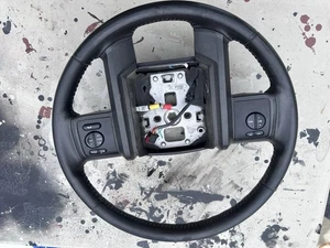 Ford F250 Superduty F-350 Black Leather Steering Wheel 08-16 F-250 - Bild 1 von 14