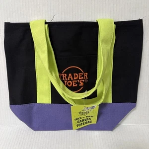Trader Joes Trick or Treat Mini Tote Bag Halloween. Verrà spedito velocemente - Foto 1 di 3