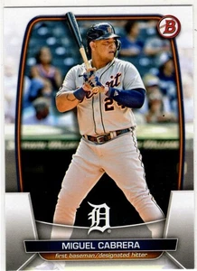 2023 Topps Bowman Baseball Miguel Cabrera No. 27 Detroit Tigers - Bild 1 von 2