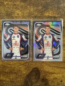2024 Topps Chrome Formula 1 - F2 Drivers Future Stars Roman Stanek #38 Refractor - Bild 1 von 2