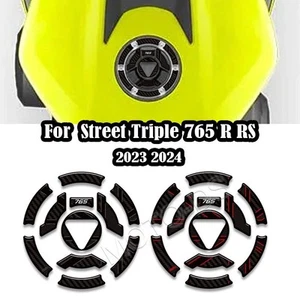 For Triumph Street Triple 765R 765RS Motorcycle Fuel Tank Cover Stickers 2023-25 - Picture 1 of 3