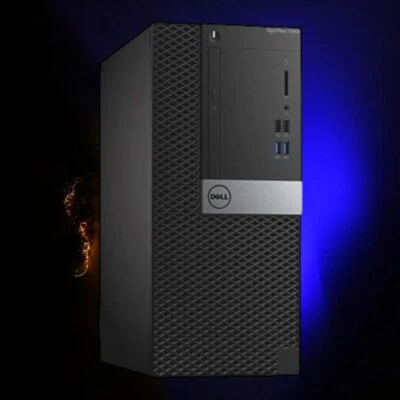 GAMING Dell i7 Desktop Computer PC NVIDIA GTX 64GB RAM 512GB SSD W11P WIFI BT - Image 1 of 4