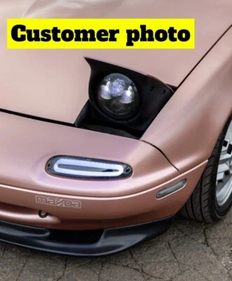 Mazda Miata MX-5 NA Front Bumper Mazda Outline Decal 7” Sticker Weatherproof - Image 1 of 4