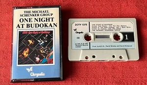 THE MICHAEL SCHENKER GROUP - CASSETTE TAPE - ONE NIGHT AT BUDOKAN - Picture 1 of 6