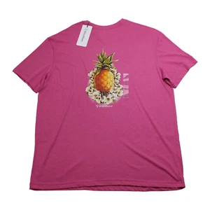 Caribbean Men's Big & Tall Tropical Graphic Tee Pineapple XLT 2XLT 3XLT  NWT $40 - Picture 1 of 3