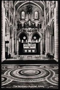 Sanctuary Buckfast Abbey Devon RP Postcard - Picture 1 of 2