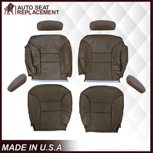 95 - 99 Chevy Suburban Tahoe conjunto completo cubierta de asiento de vinilo roble oscuro bronceado #642 - Imagen 1 de 6